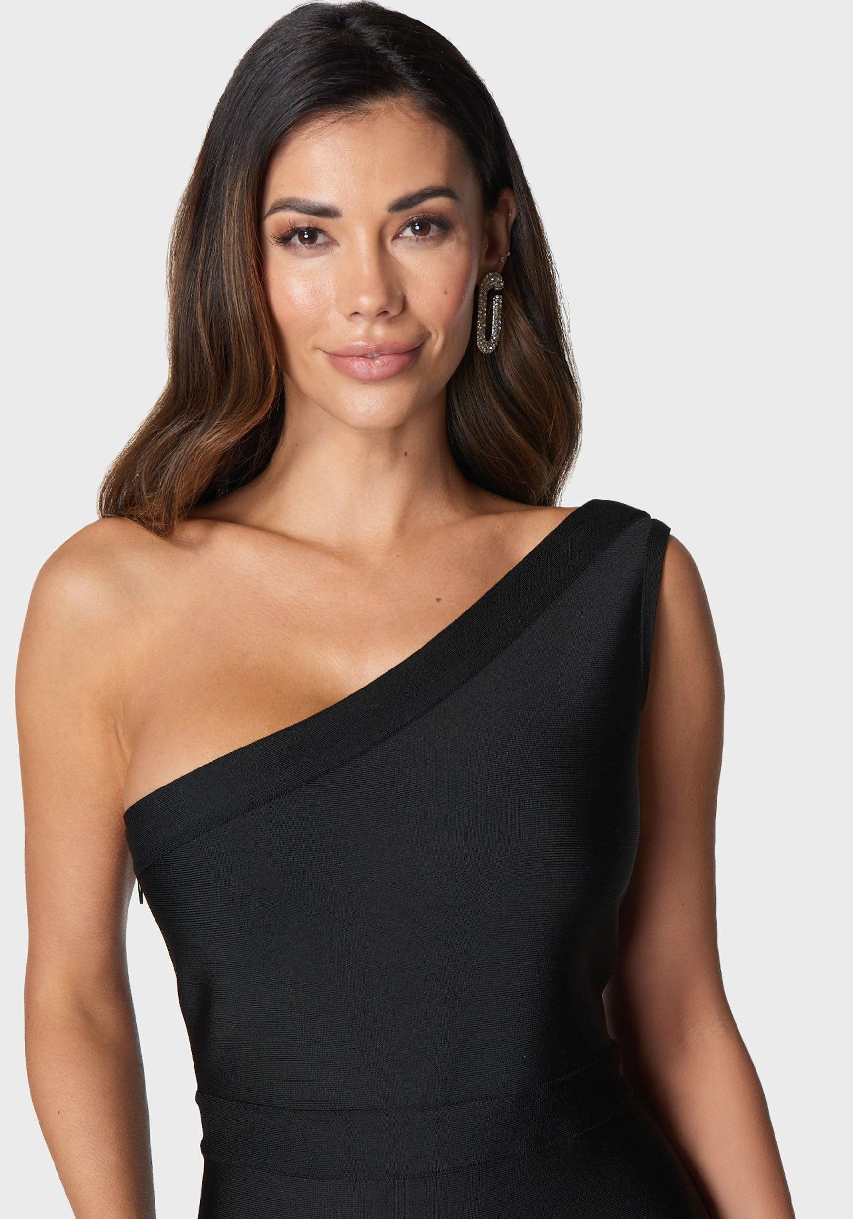 Sleek and Sleek Bandage One Shoulder Dress