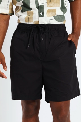 Basic Beach Shorts - Black summer breeze slim fit volleyball outfit