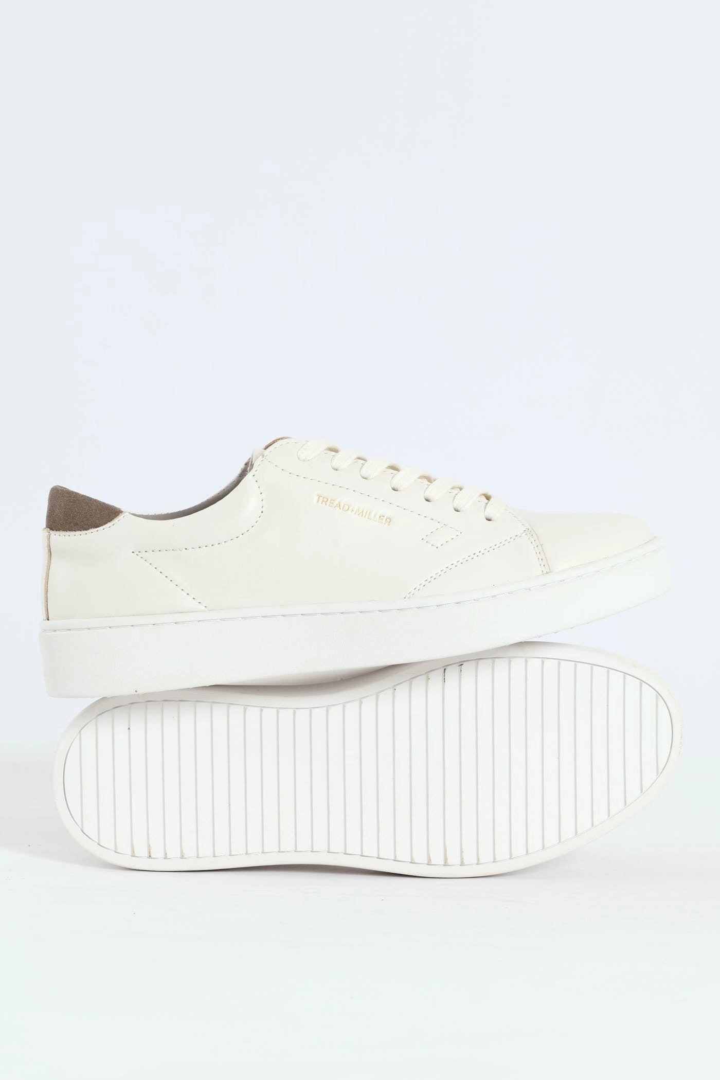 Agility Step Basic Leather Court Sneaker - White