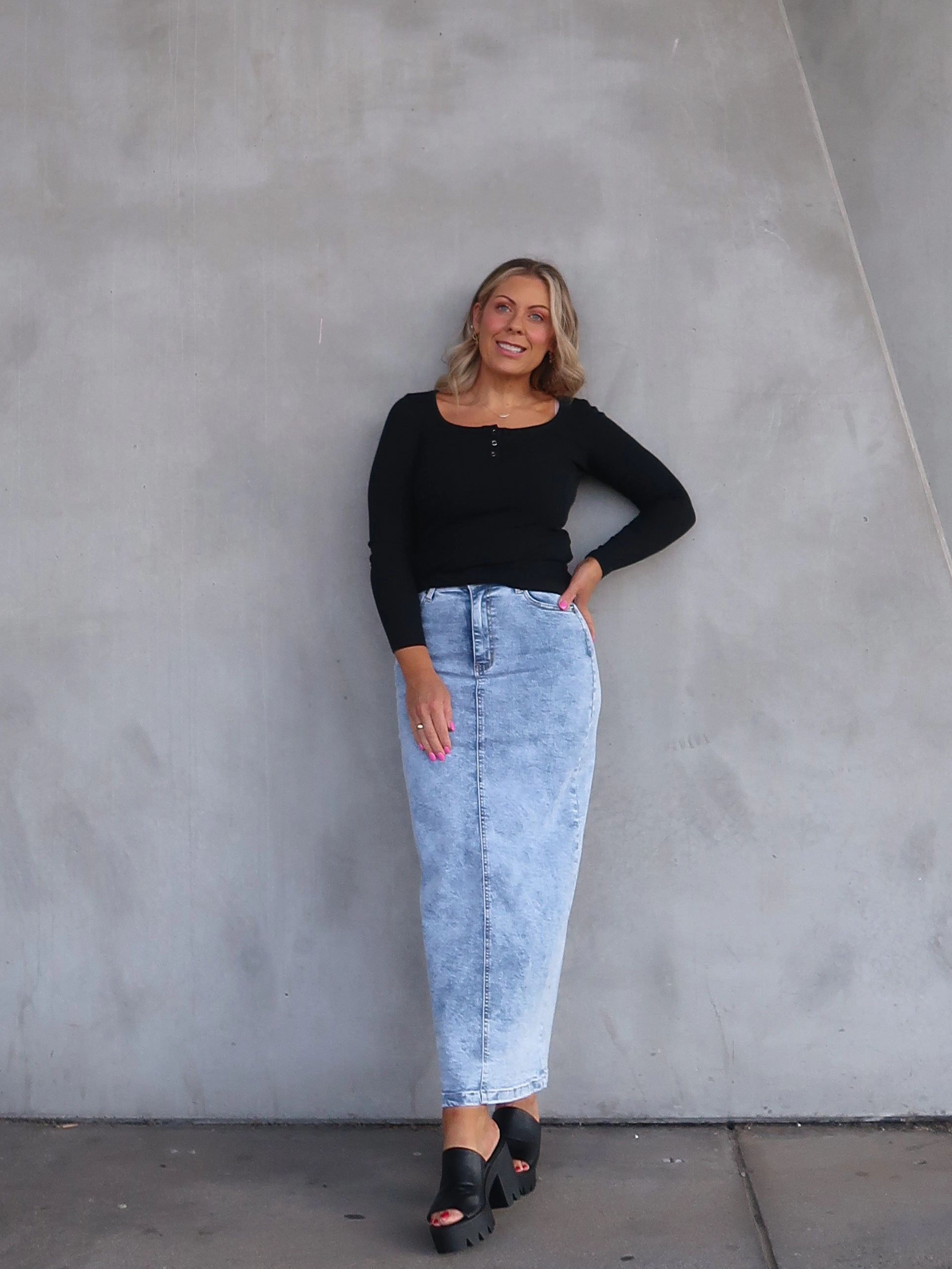 Creative Look Beau Denim Skirt