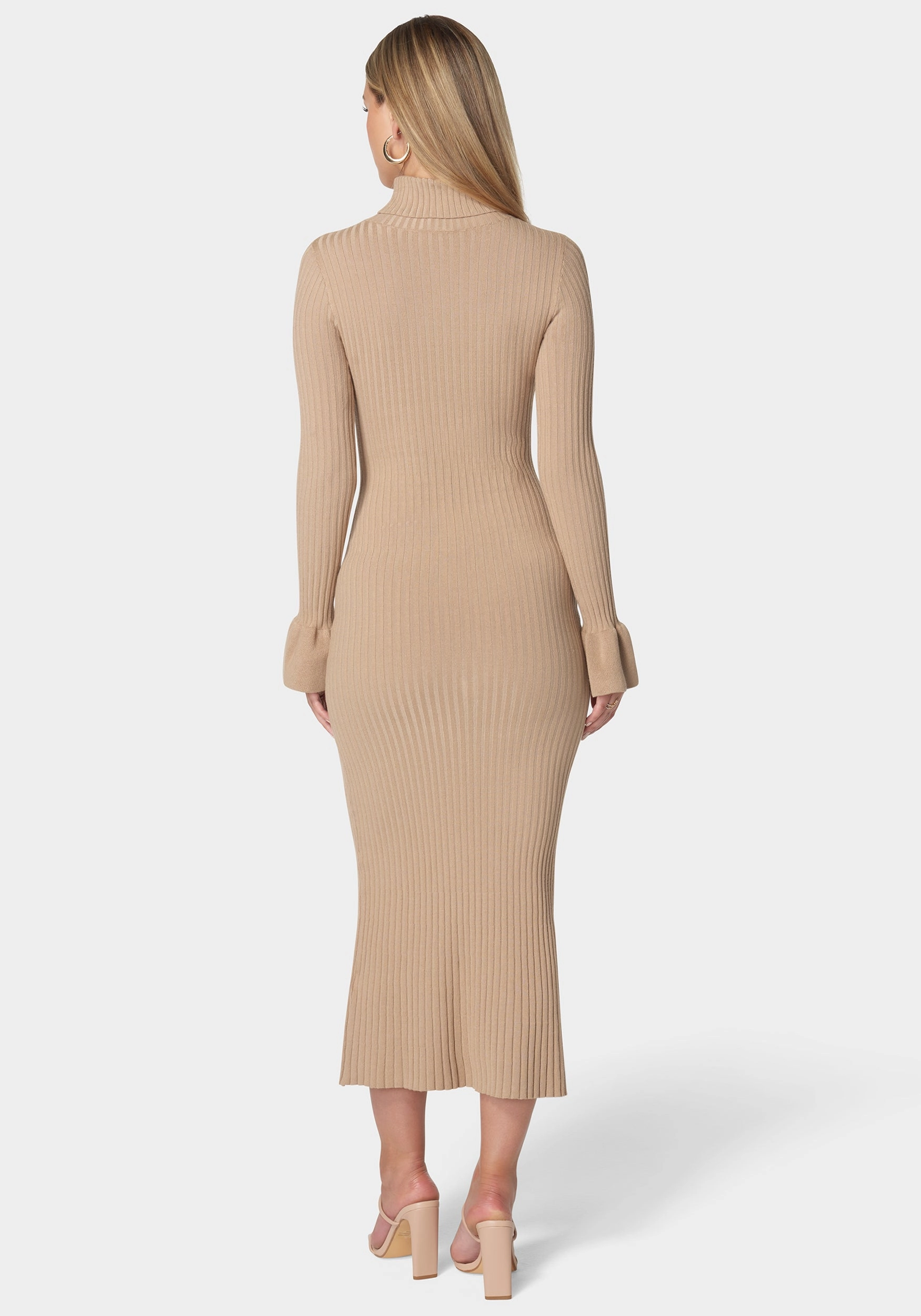 Bell Sleeve Sweater Dress Relax Fit