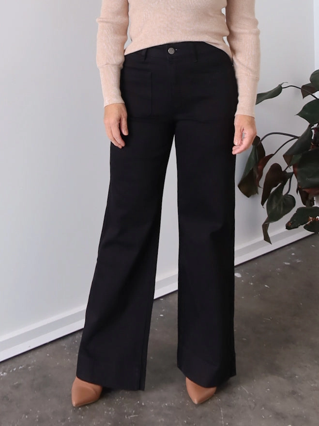 Bentley Jeans - Black Minimalist Styling