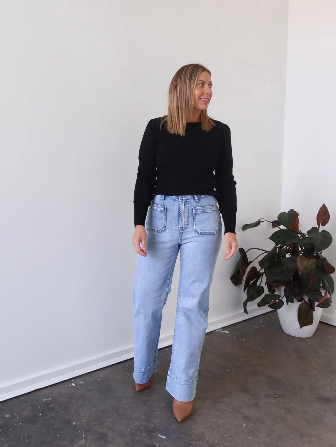 Fitted Design Bentley Jeans - Light Blue