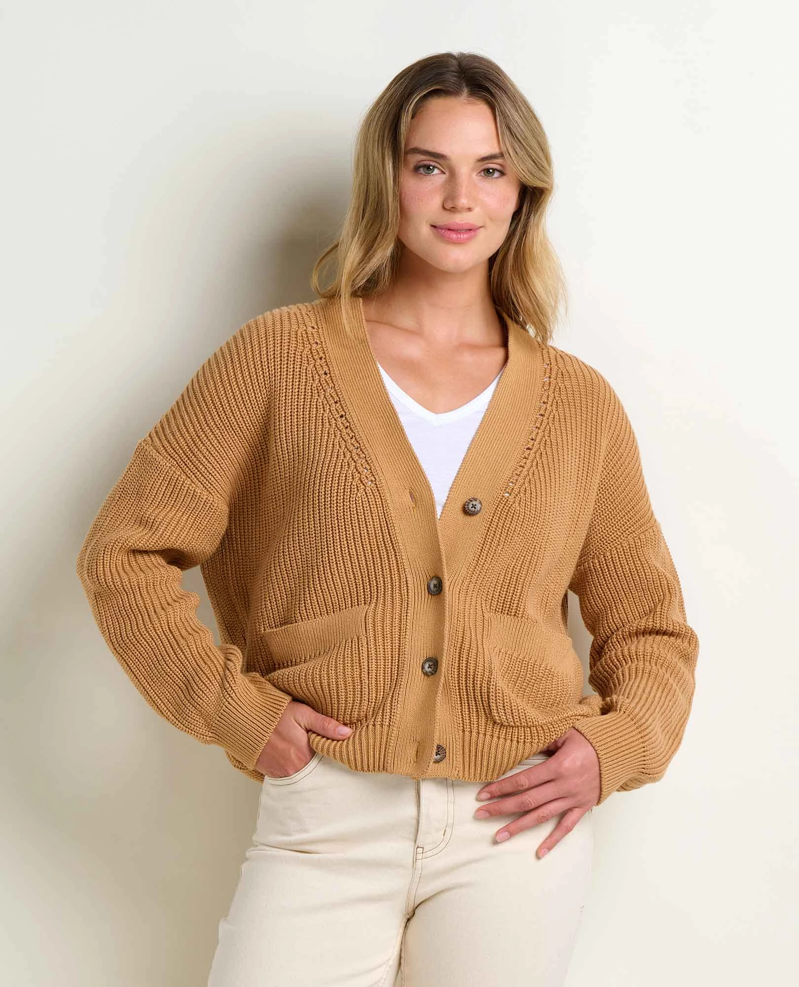 Bianca Shaker Cardigan Casual Chic Effortless Warmth