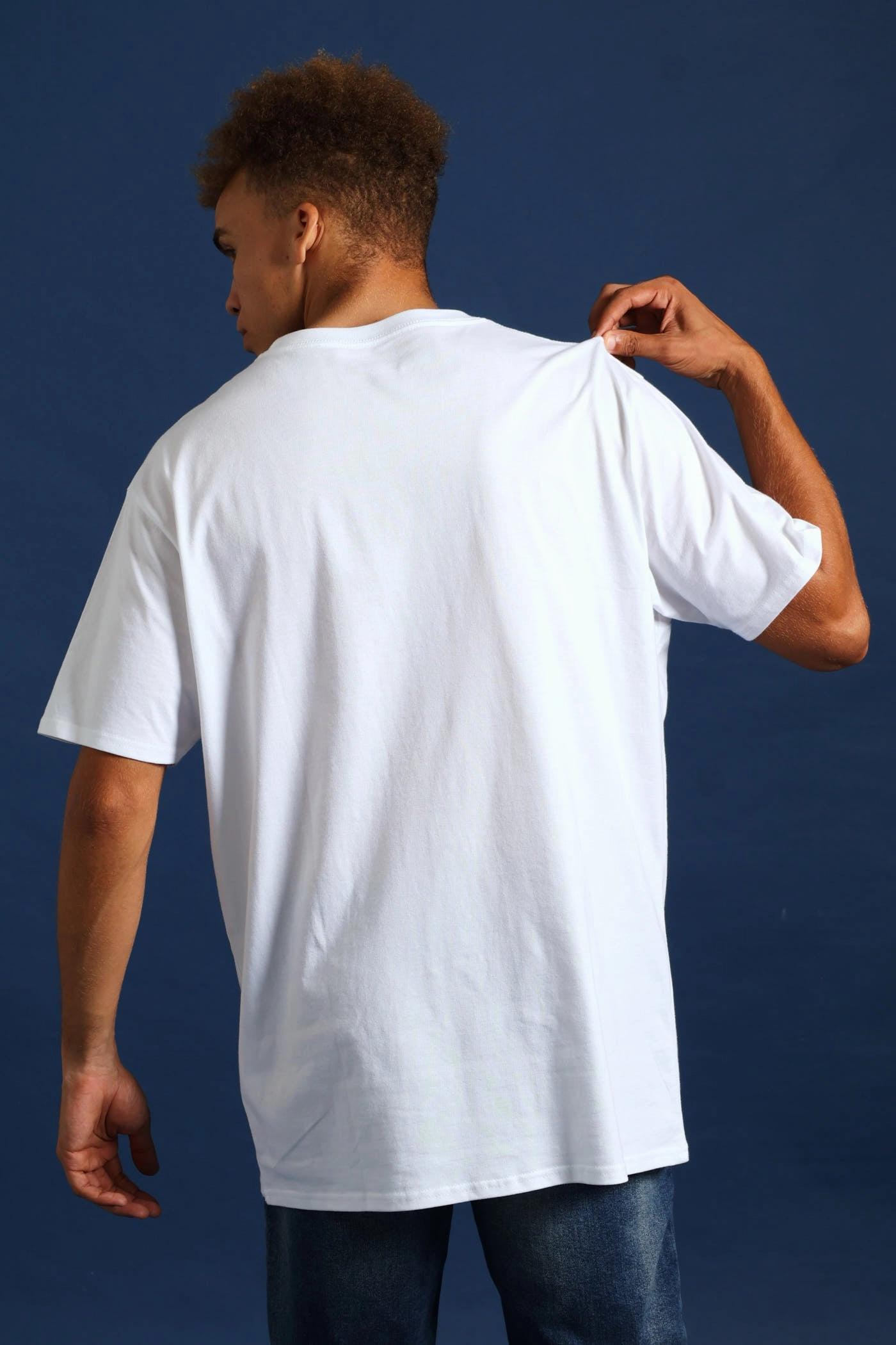 Big Short Sleeve Tee - White fade resistant color Fit for All Seasons