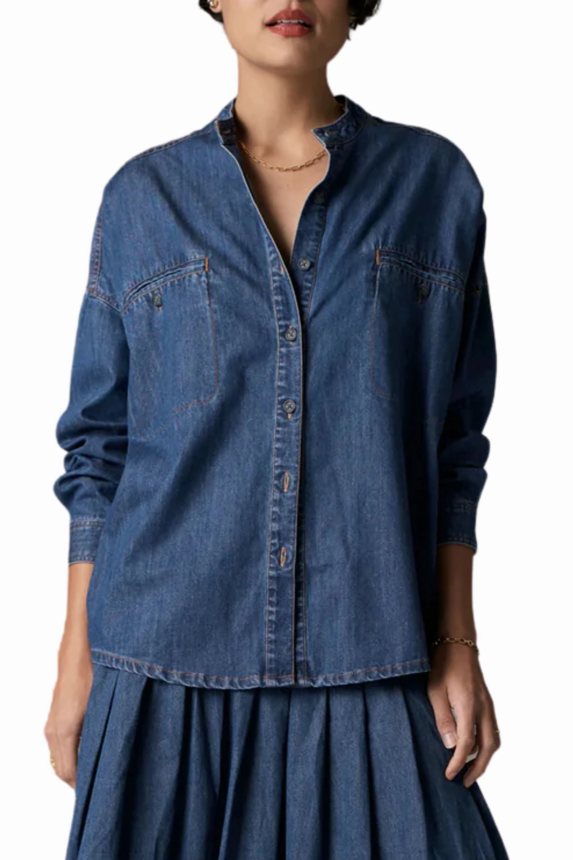 networking event REECE DENIM SHIRT - PP5204