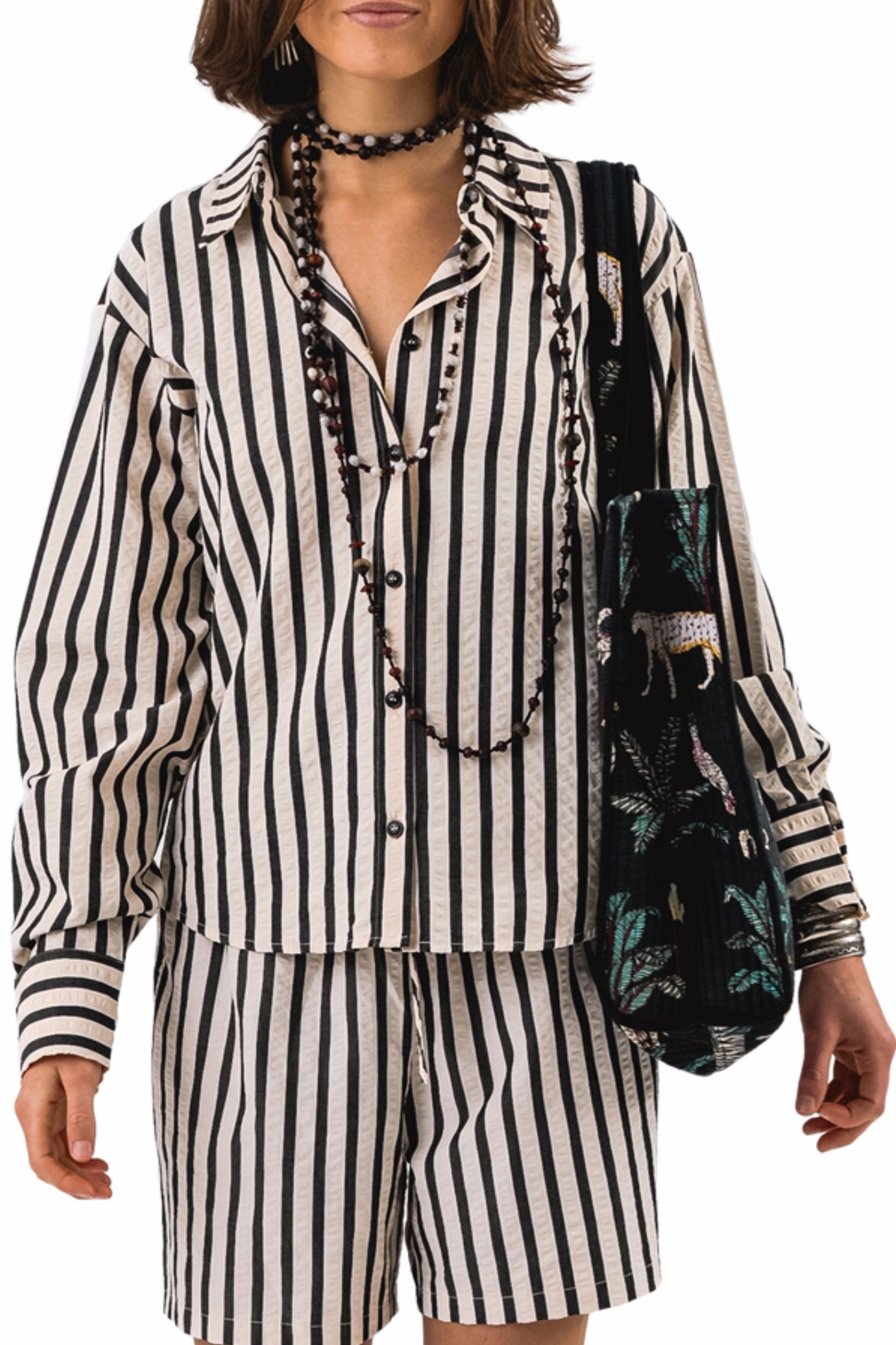 BLEEKERLL SHIRT - 25179-1055 Stretch Fabric Work Appropriate