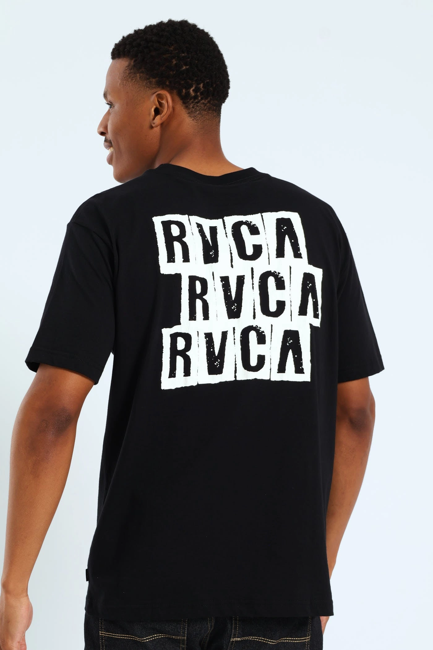 Organic Cotton Customer Favorite Blocked Tee - Black