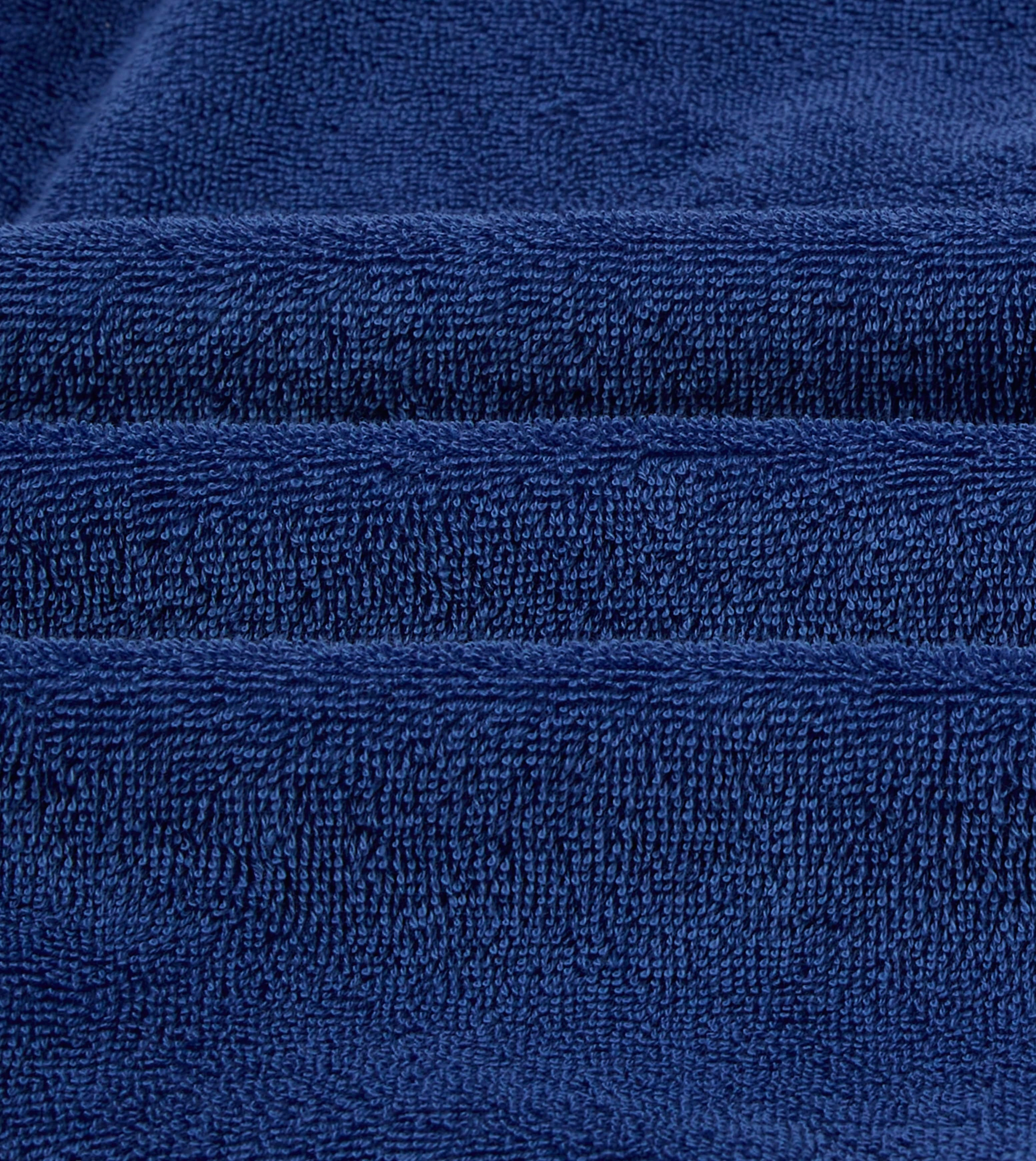 Blue Cotton Terry Towelling Short Sleeve Safari Shirt Spring Collection