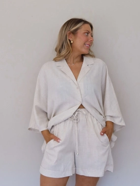 Sun Protection Boden Shorts - Natural