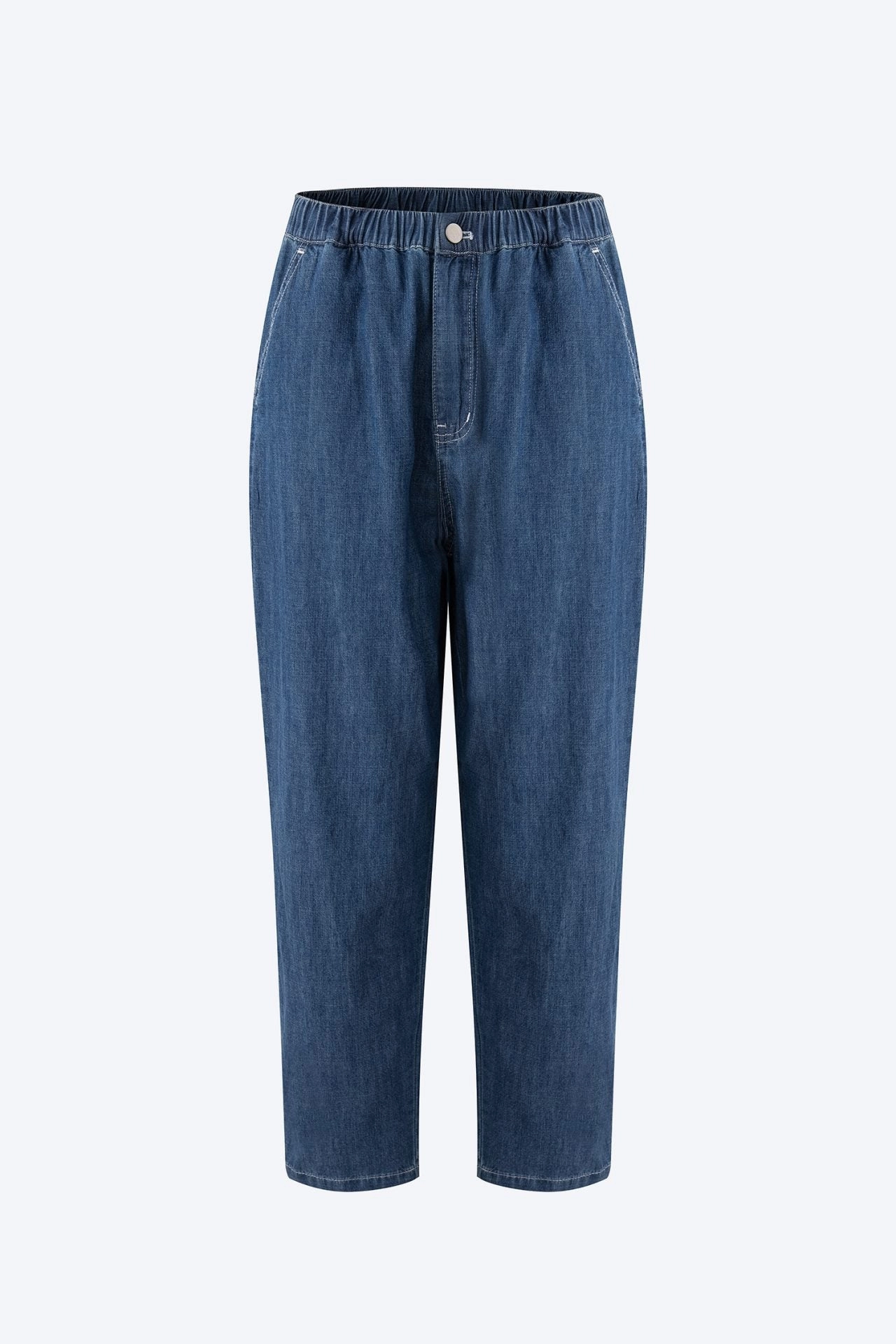 Soft Comfort Flex Movement Elasticated Relaxed Cut Denim Pants