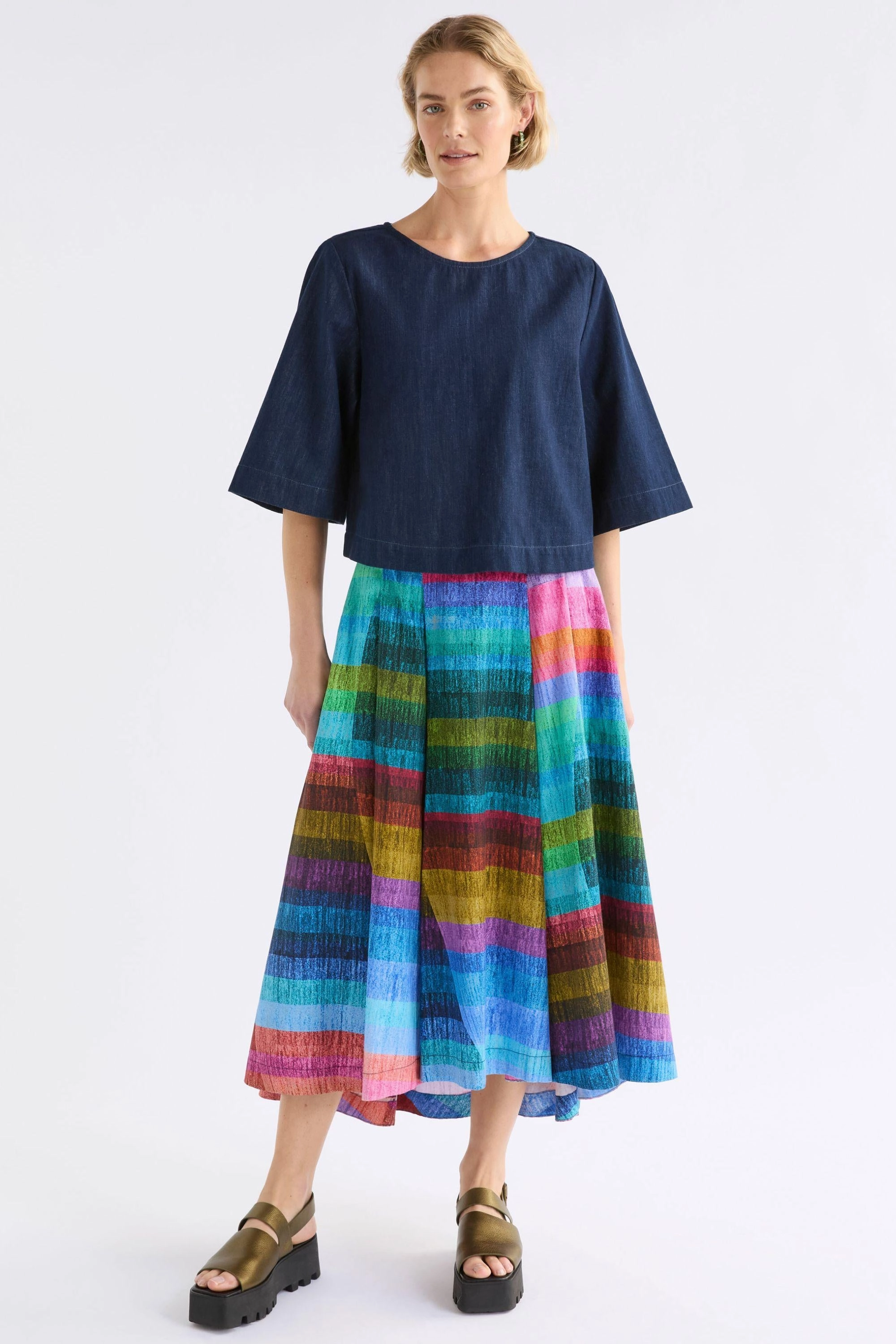 GIA SKIRT - A1271 Vibrant Flow
