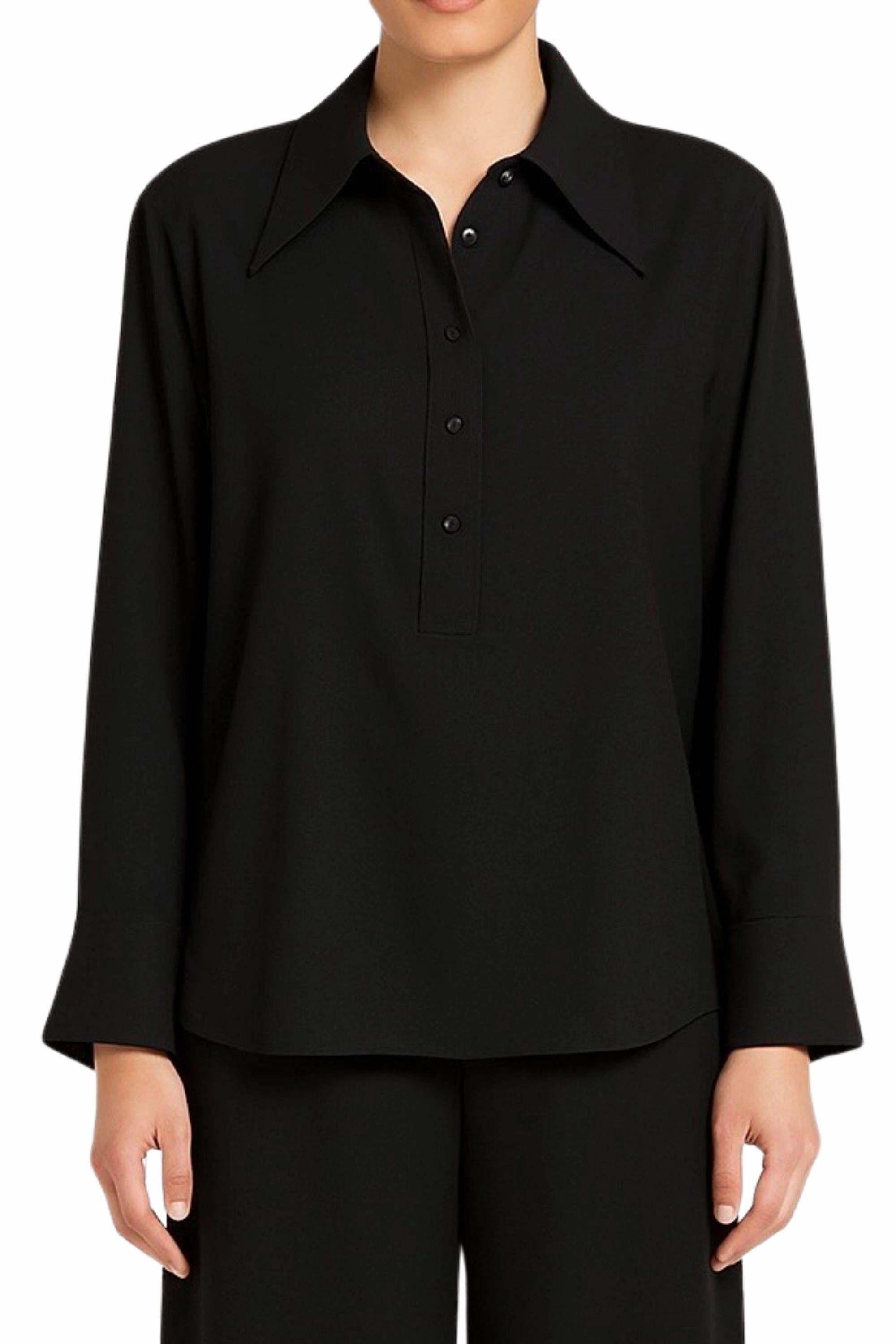 Patterned Design DENIER PEAK SHIRT - F6028737