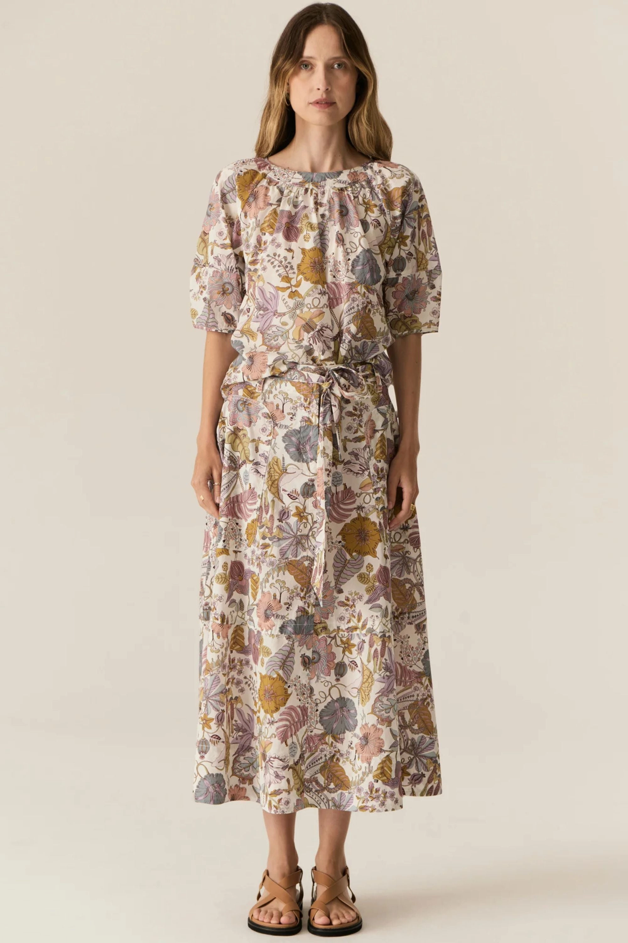 Cuffed hem Wrinkle Resistant MARLA SKIRT - PP5523A