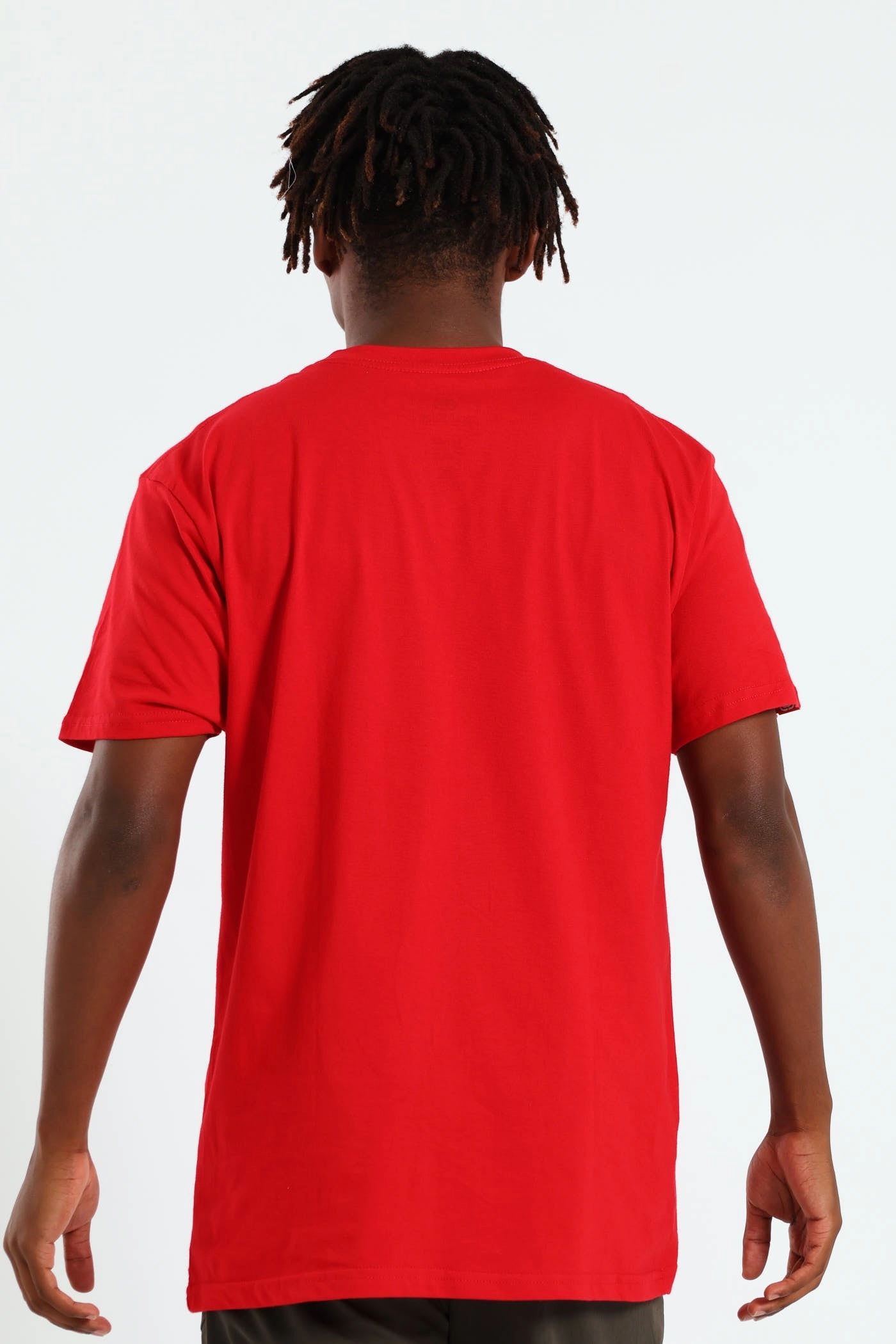 Box Script Tee - Red Streetwear Feminine Touch