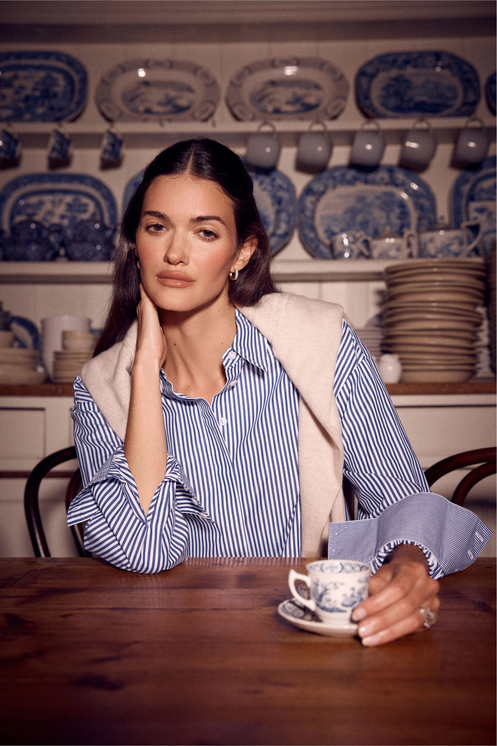 BOYFRIEND SHIRT - CAW25236 BBQ Party Organic Cotton