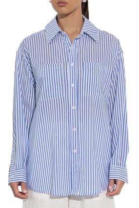 BOYFRIEND SHIRT - SF-W25-TP006-SOR/STR Seasonal Fashion