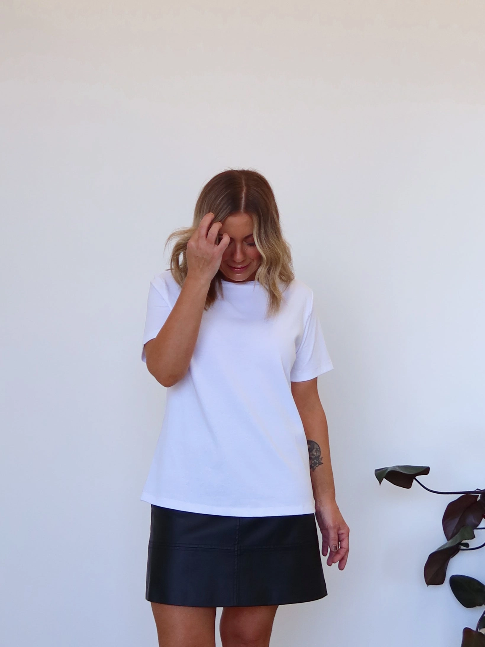 Brady Tee - White Formal Tank