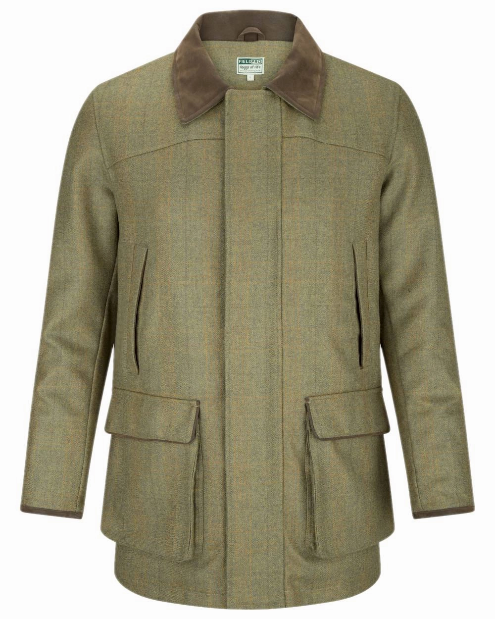 Hoggs of Fife Kinloch Technical Tweed Field Coat Flexible Material