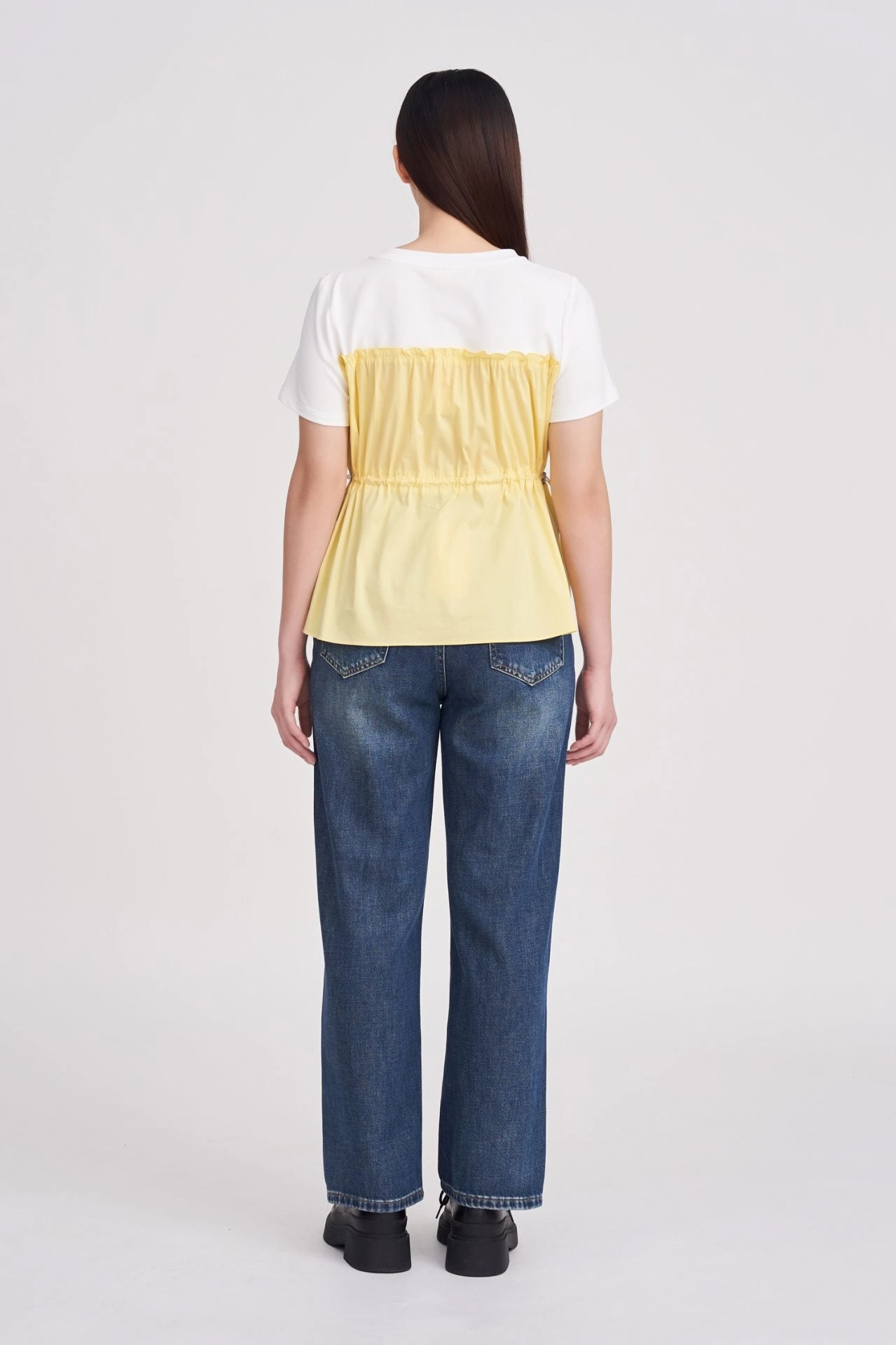 Draw Waist Top [AT] Summer Essential Classic Chic