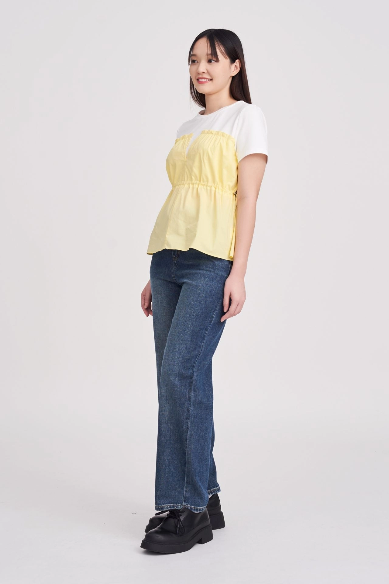 Versatile Top Draw Waist Top [AT]