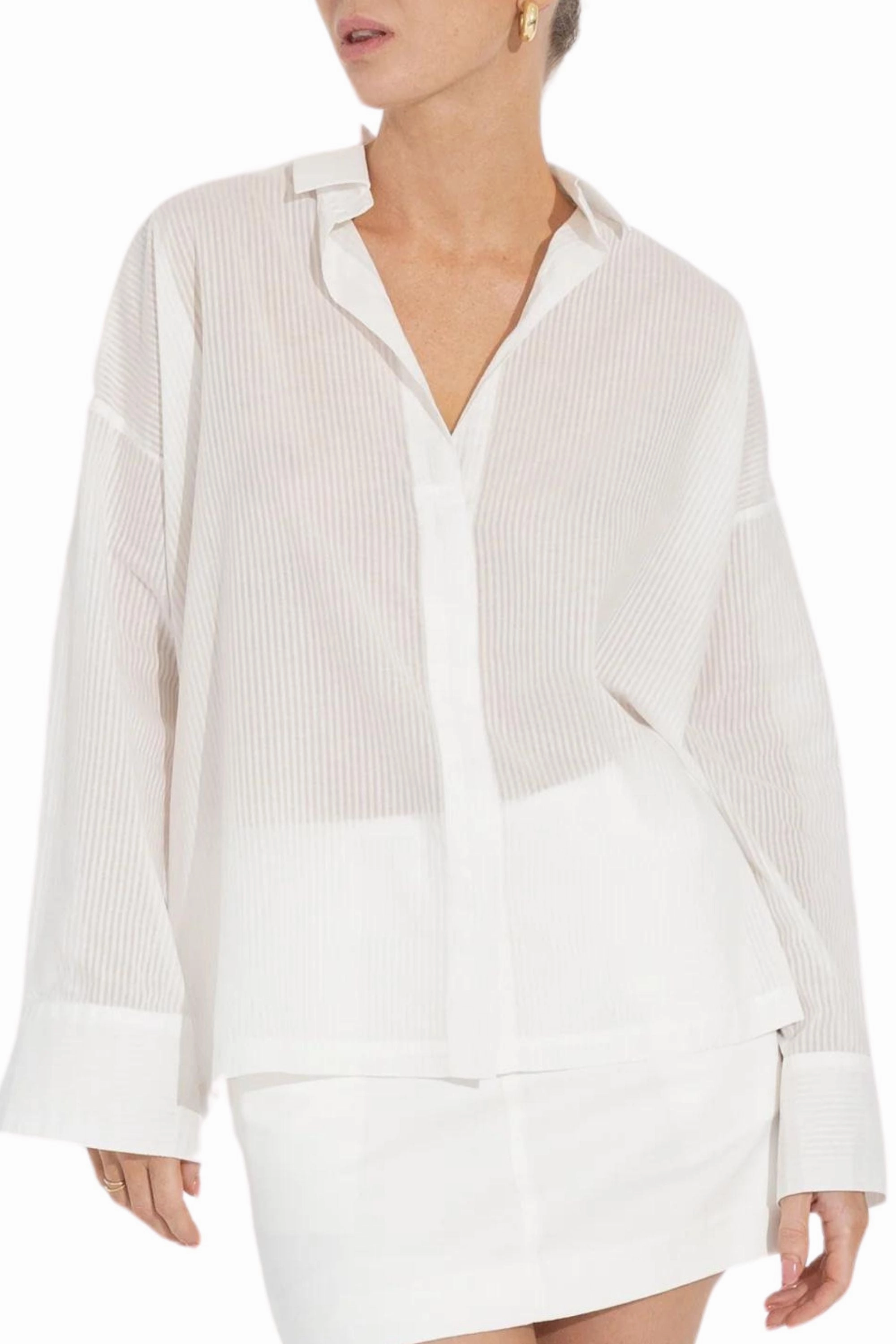 BELEN SHIRT - SF-R23-TP012 Neutral Tones