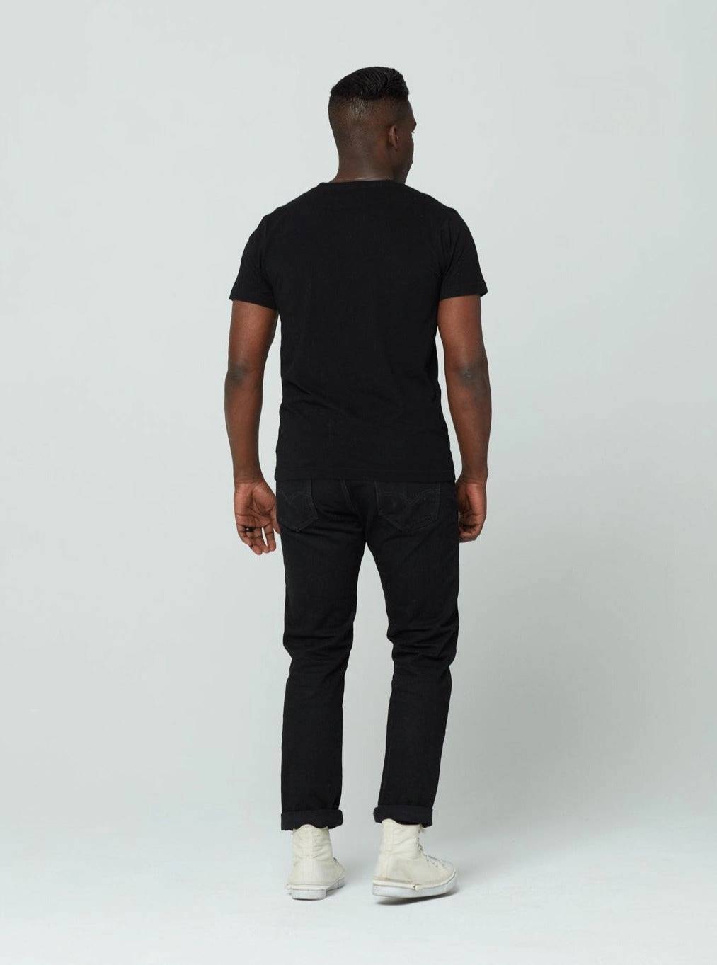 EcoFriendly Material Men's Unisex T-Shirt - Black