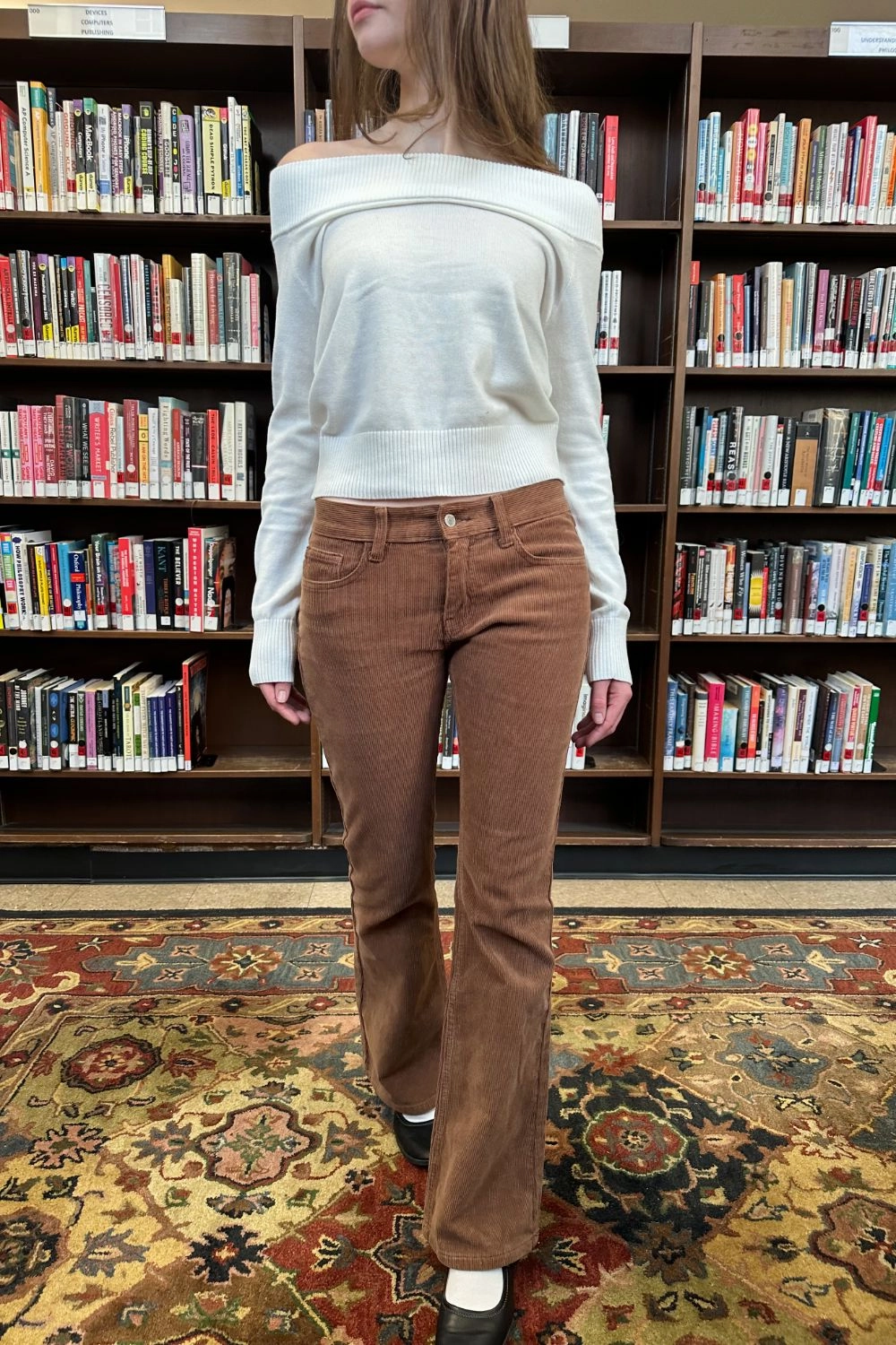 Brielle Corduroy Pants Breathable Wear Fit