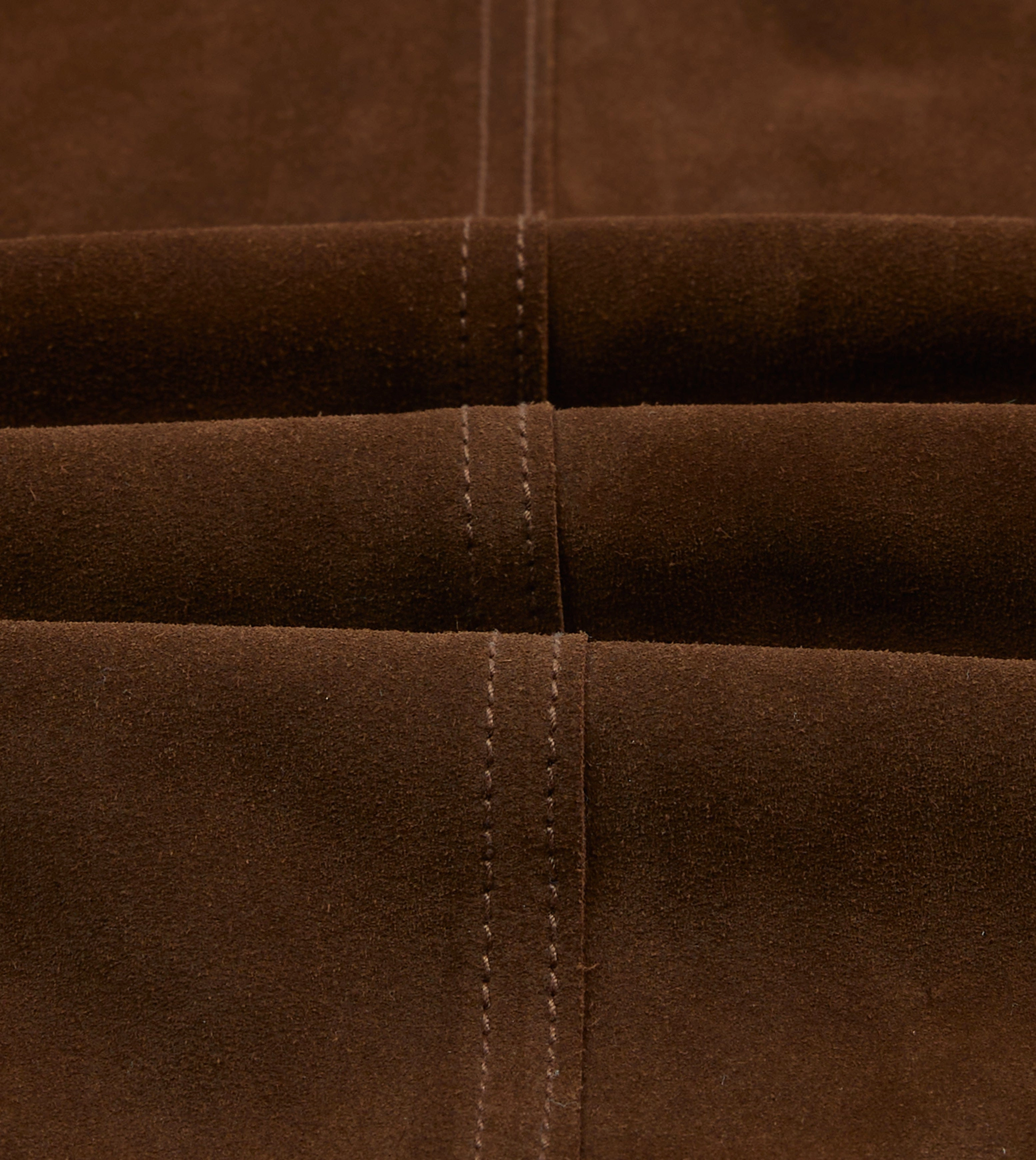 Brown Roughout Suede Overshirt Neutral Tones