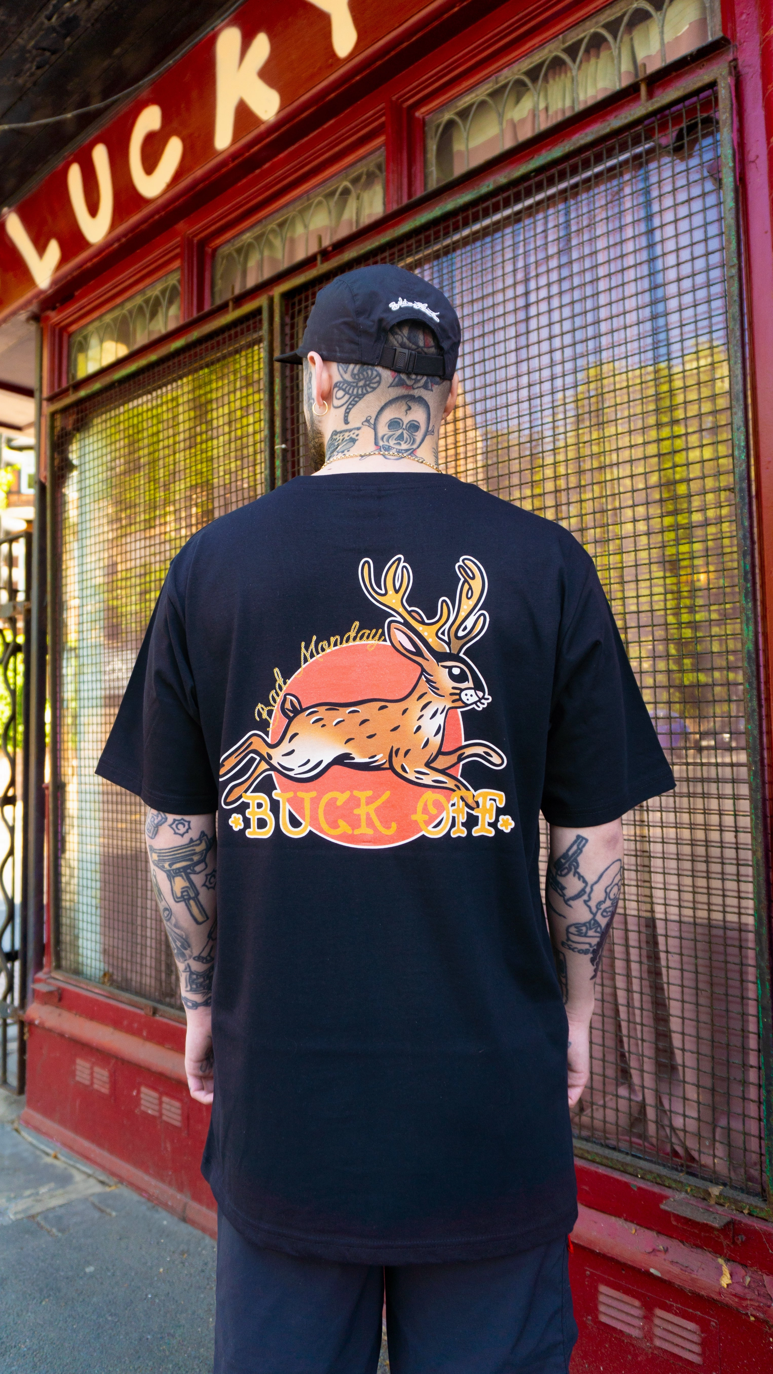 Buck Off Tee casual top