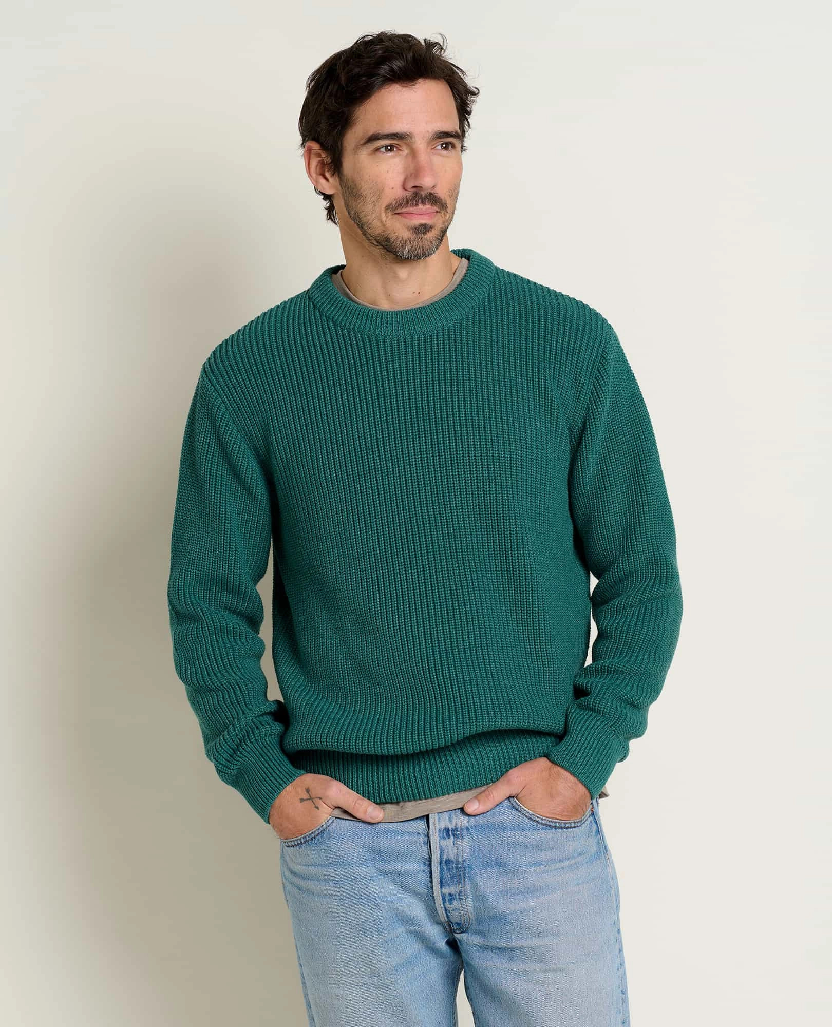 Butte Crew Sweater Cold Day Look Simple Fit