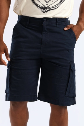 Snag Free Design Classic Appeal Cargo Bellows Short - Navy Movement Design