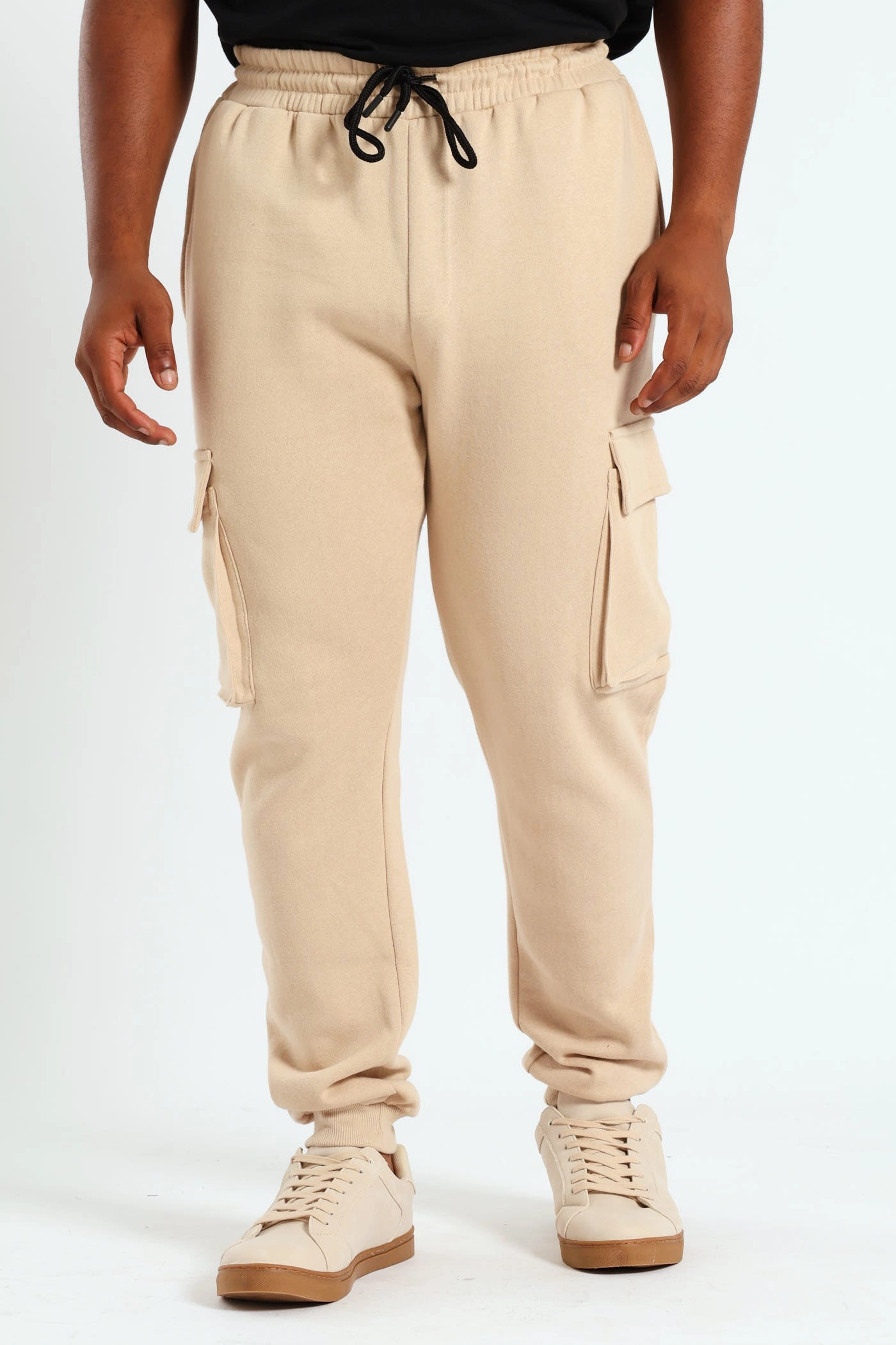 Cargo Fleece Jogger - Light Stone Sport Wear Fit