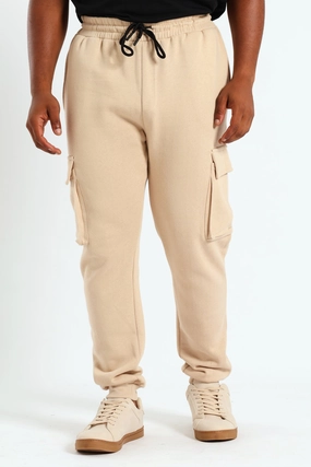 Cargo Fleece Jogger - Light Stone Sport Wear Fit