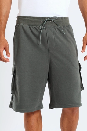 Cargo Fleece Short - Dark Grey Light Fit Wear Non Irritating Tags