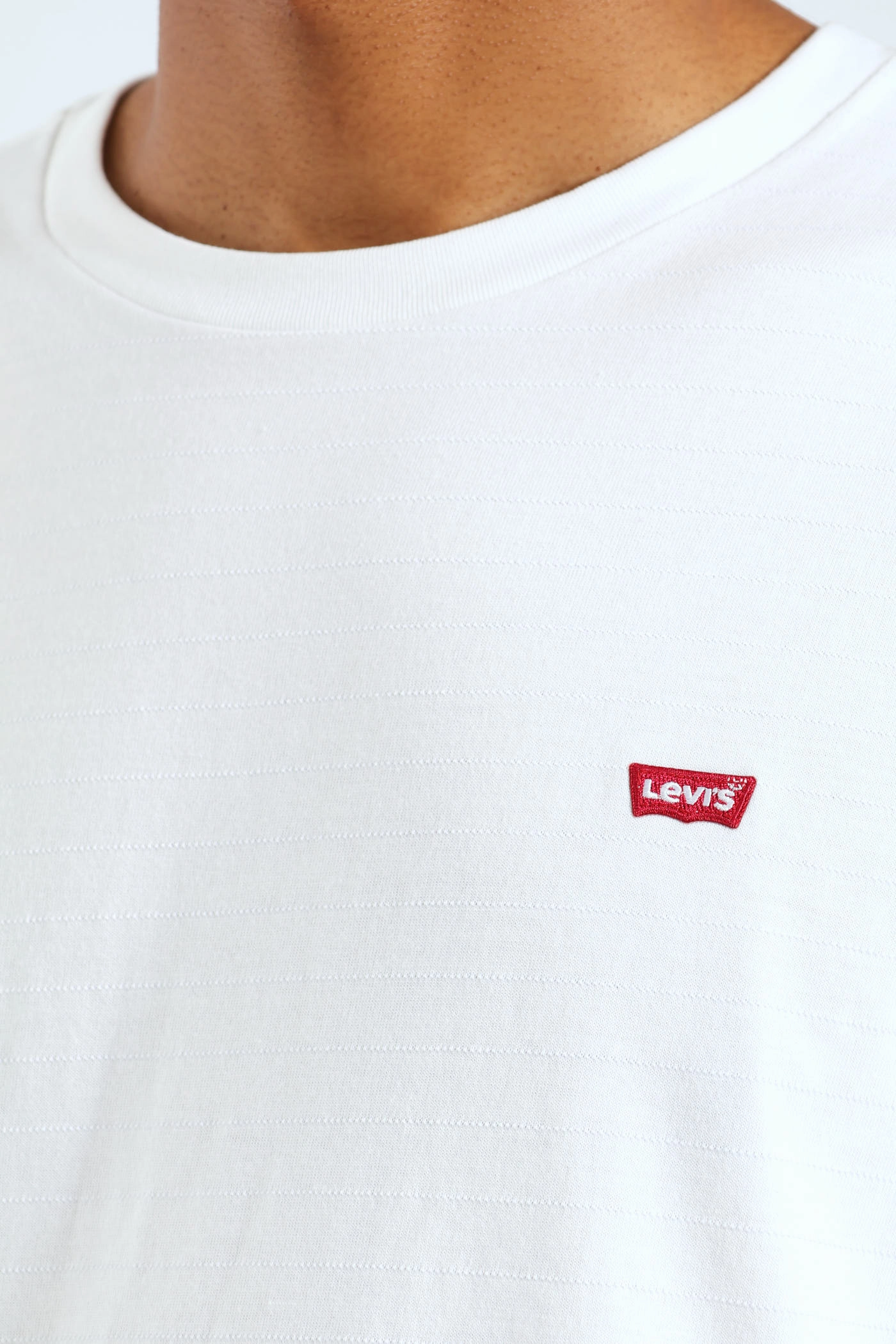 Linen blend Original HM Tee - Off White