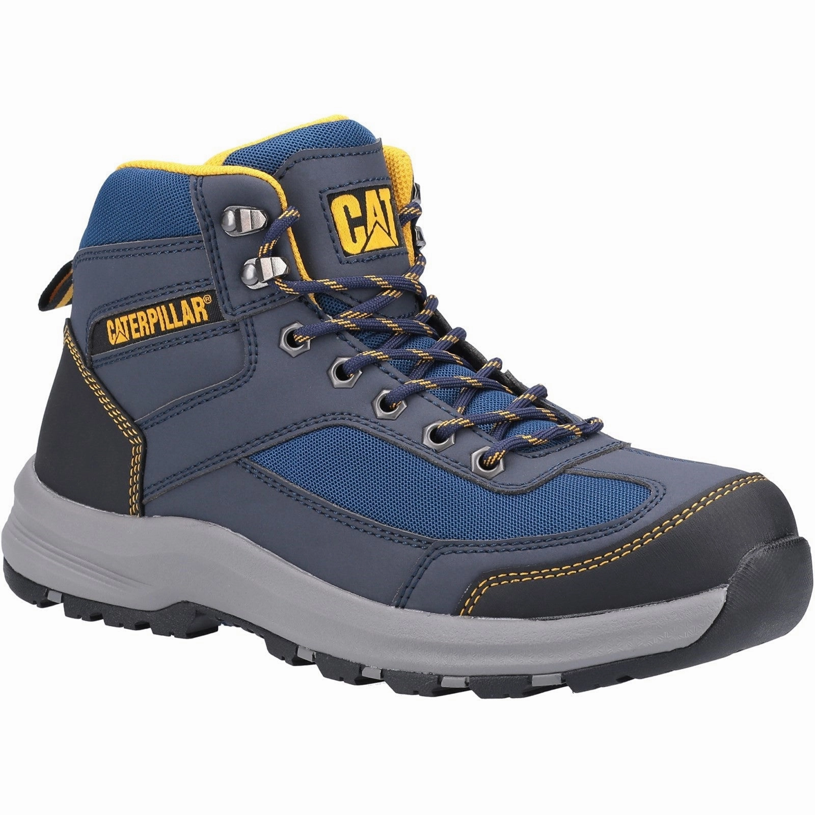 Padded Collar Support Dynamic Flex Zones Caterpillar Elmore Mid Safety Hiker Boot