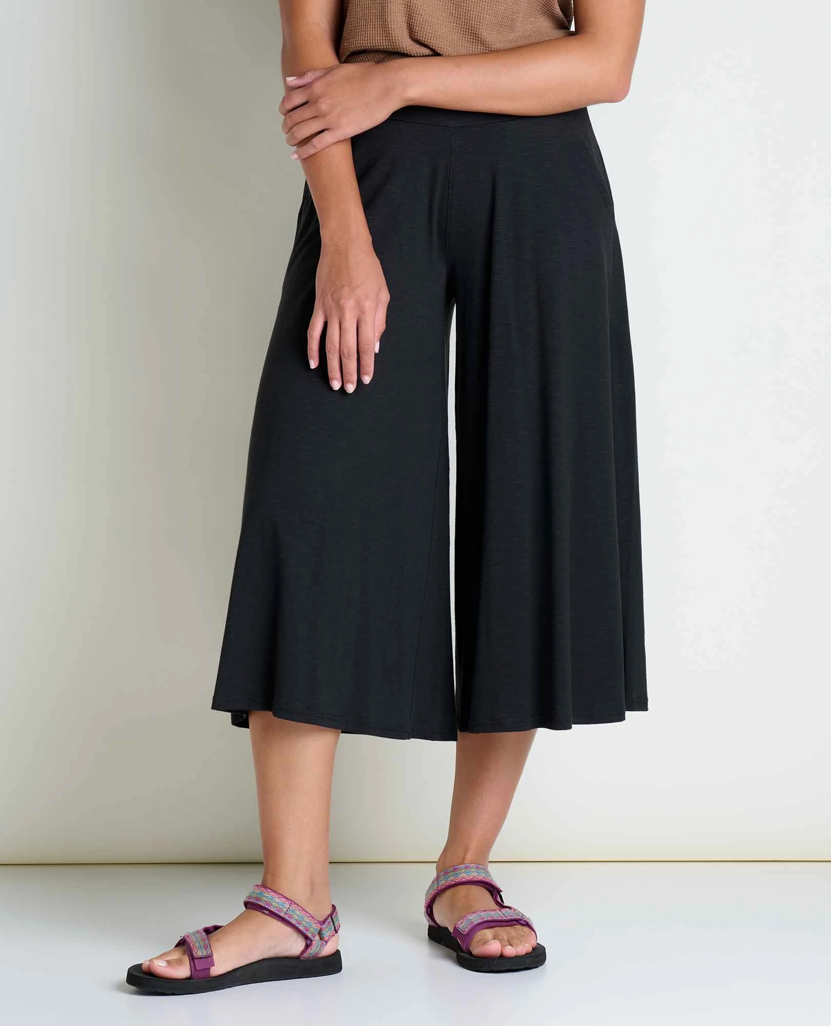 Moisture Wicking Technology Clean Cut Chaka Culotte Pant