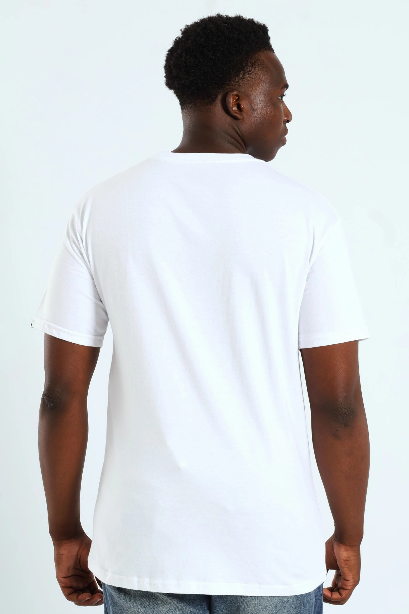 Chest Logo Tee - White Breathable Style Matte Look