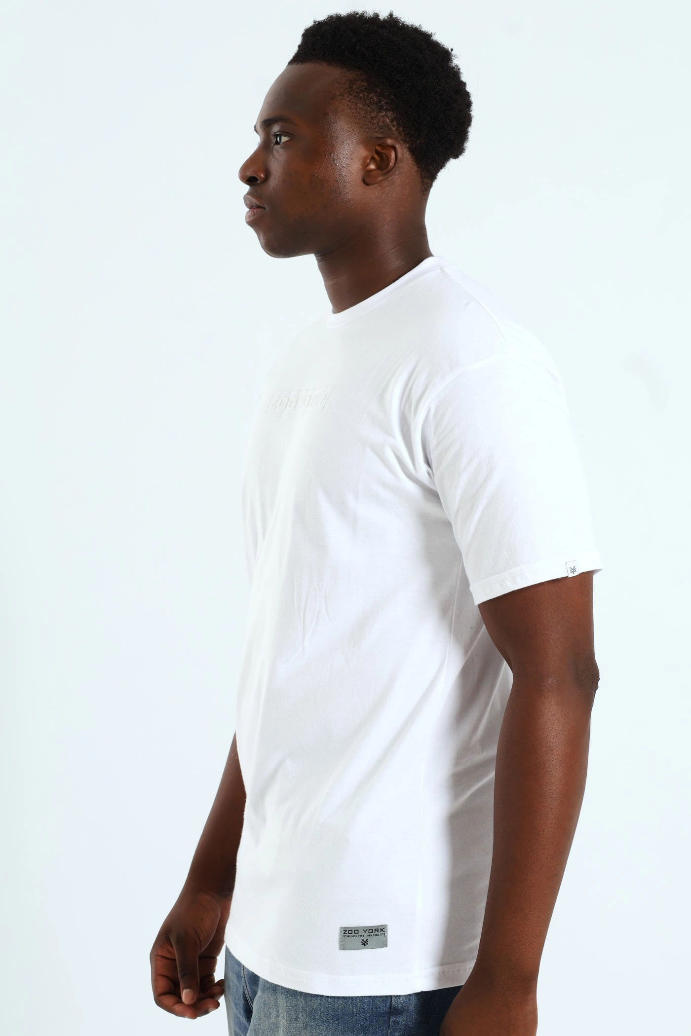 Chest Logo Tee - White Basic Layer