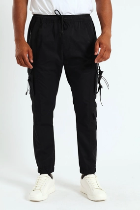Strap Cargo Jogger - Black OdorResistant