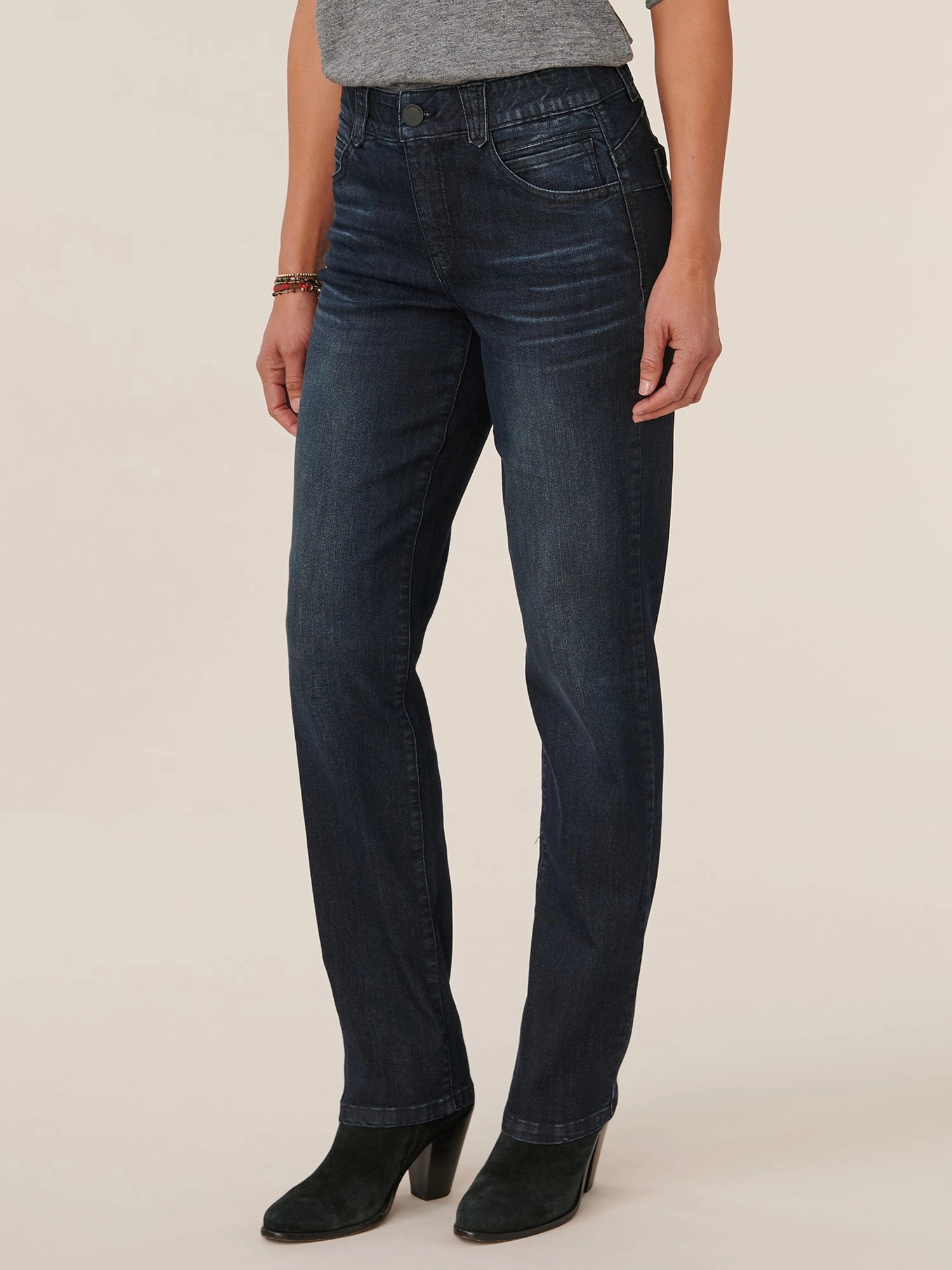 Style Combo "Ab"solution? 33" Inseam Straight Leg Artisanal Denim Tall Jeans