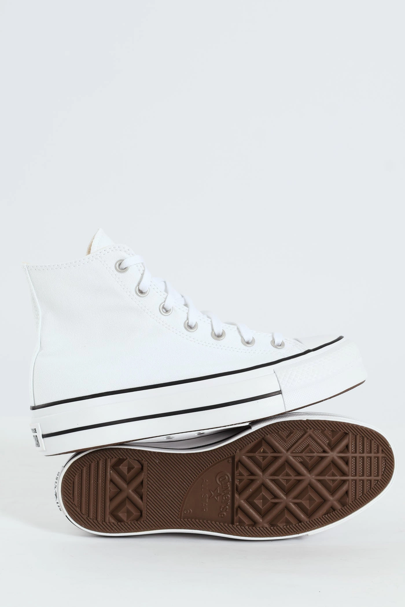 Chuck Taylor All Star Canvas Platform Sneaker - White Running Routine Run Errands