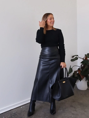 Bold Finish Saffy Skirt - Black