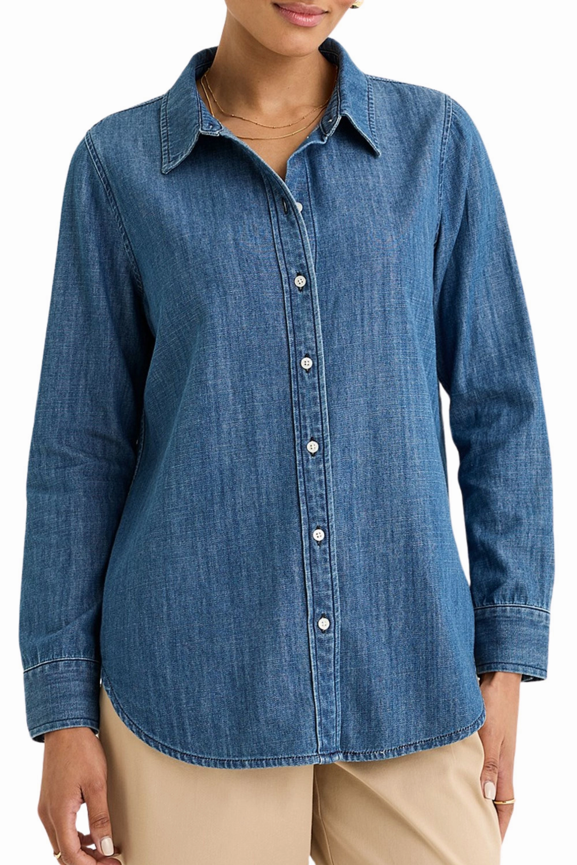 Adjustable Hem CITRINE SHIRT - YTWN4242