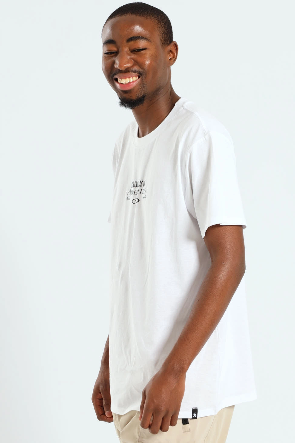 City Printed Front & Back Tee - White Outdoor Sports Timeless Must-Have
