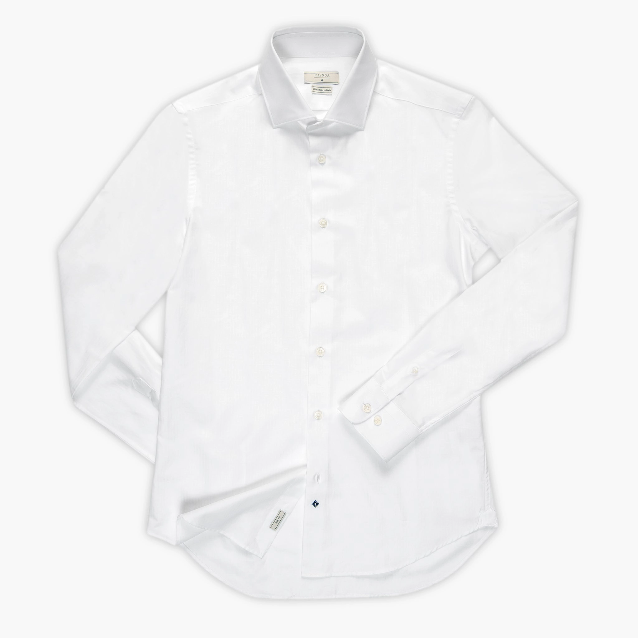 Clamenc shirt in Elegant Herringbone Cotton Pullover