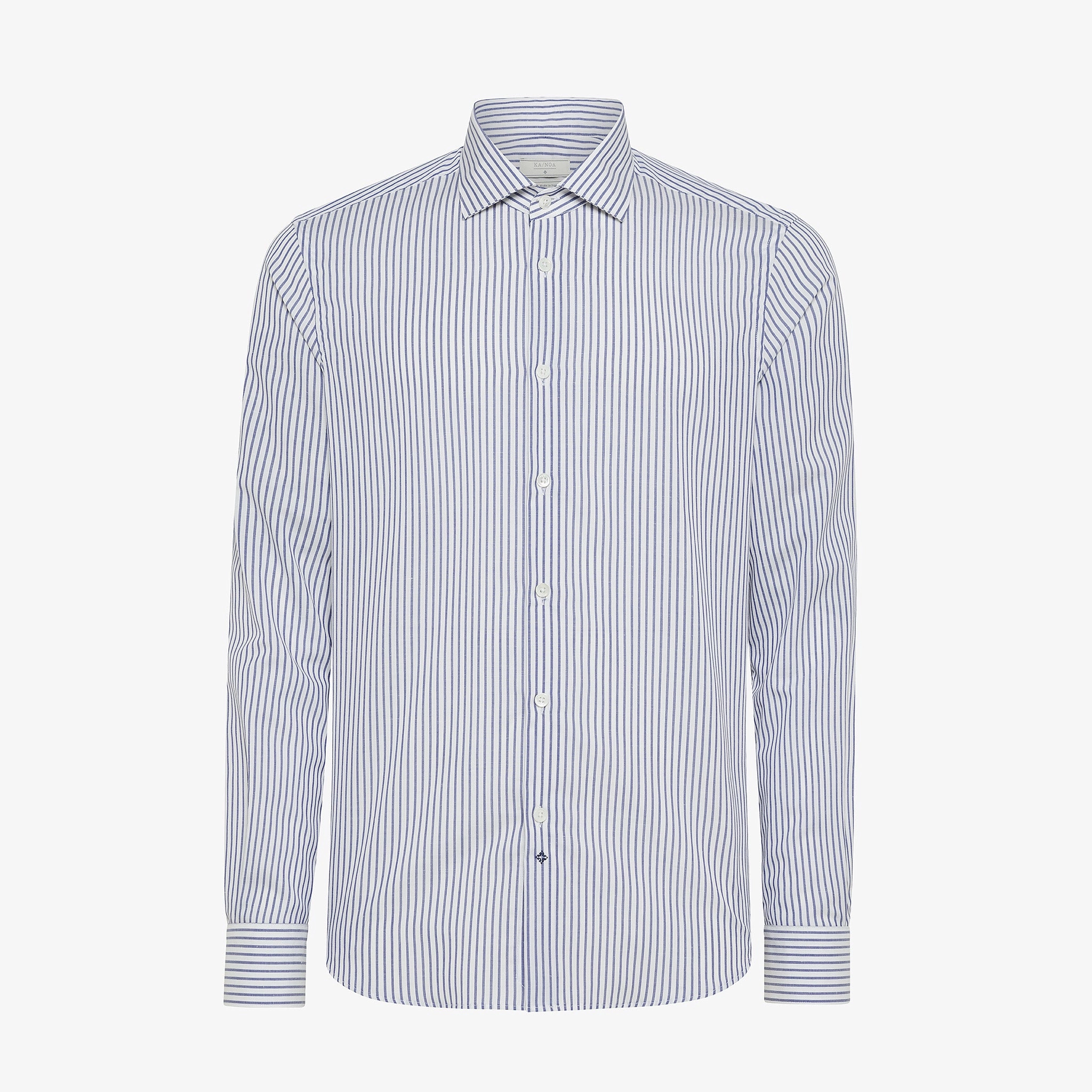 Clamenc shirt Stripe Journey Cotton Linen Smart Fashion