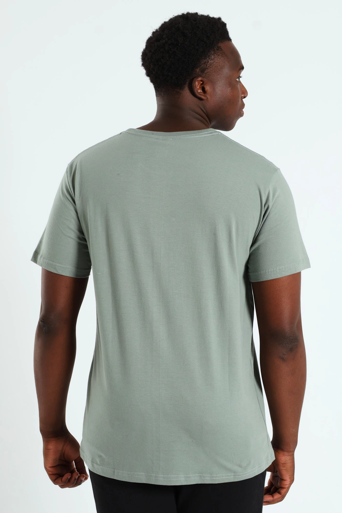 Emblem Short Sleeve Tee - Sage Everyday Fashion
