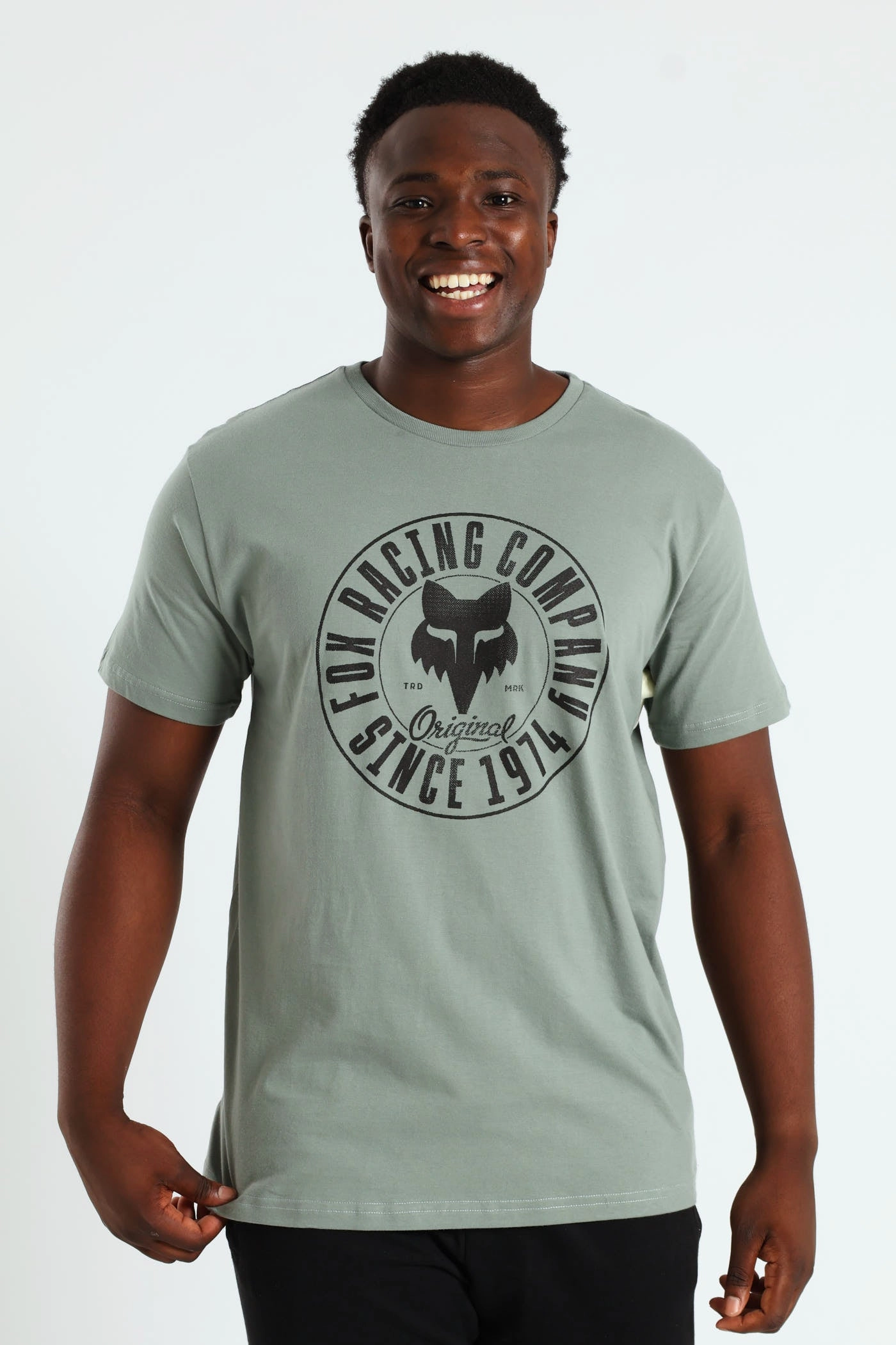 Emblem Short Sleeve Tee - Sage Timeless Appeal Fashionable